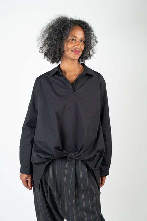 Camicia con trama frontale Giulia